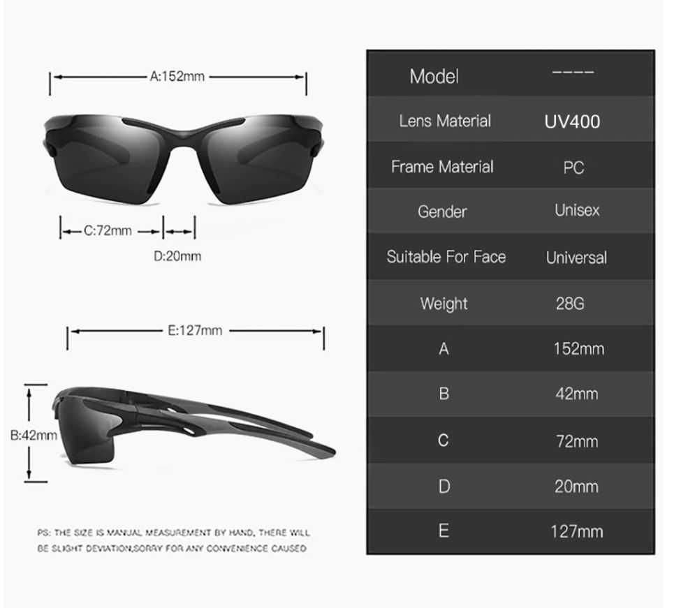 UV400 Unisex rowerowe okulary przeciwsłoneczne VIVIBEE