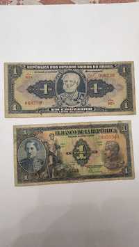 Паперові гроші Колумбія,Бразилія