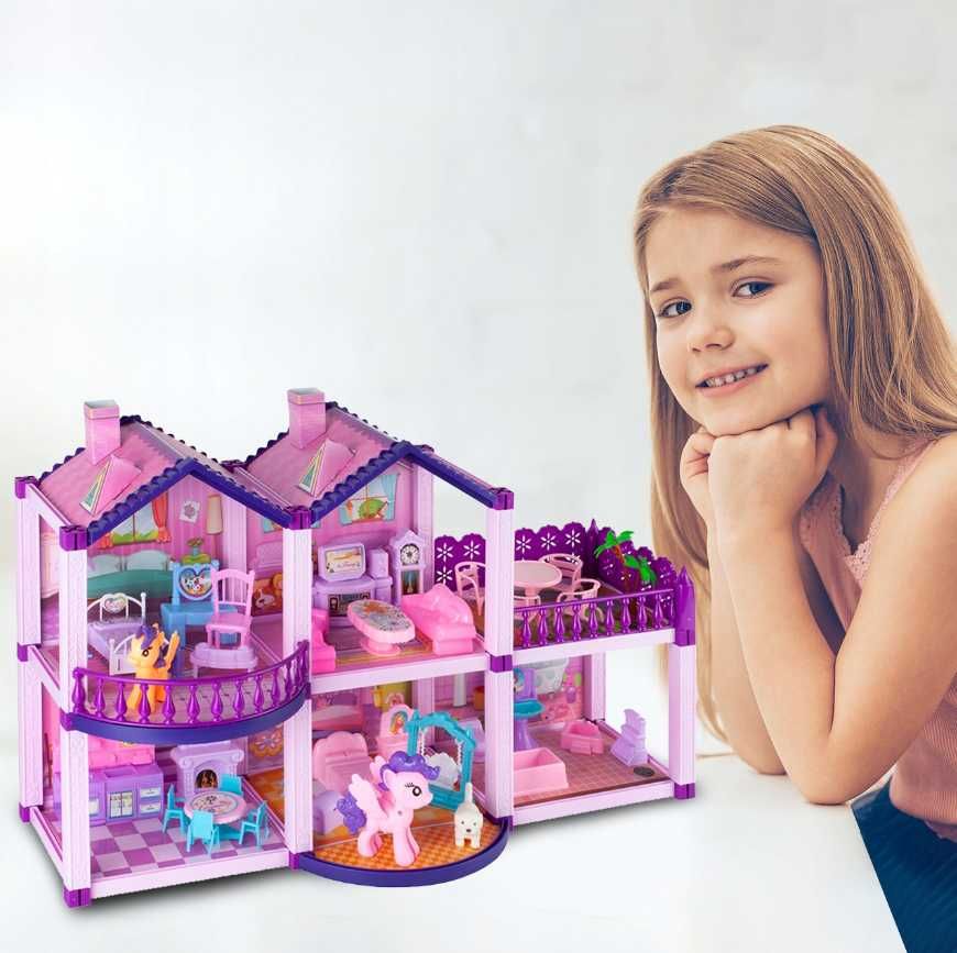 mega zestaw dla dziewczynki domek + figórki (Oferta Limitowana)