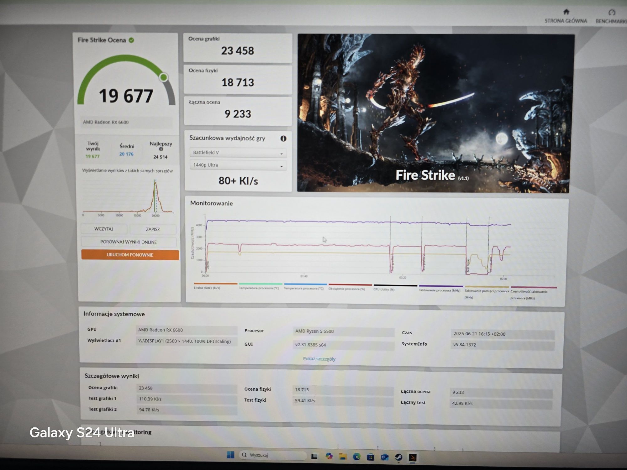 Komputer Ryzen 5 /RX 6600