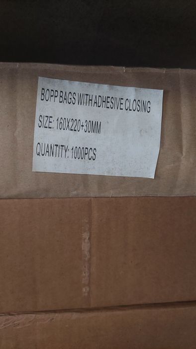 Lote de 6 Caixas de Sacos Transparentes com Fecho 160x220 mm