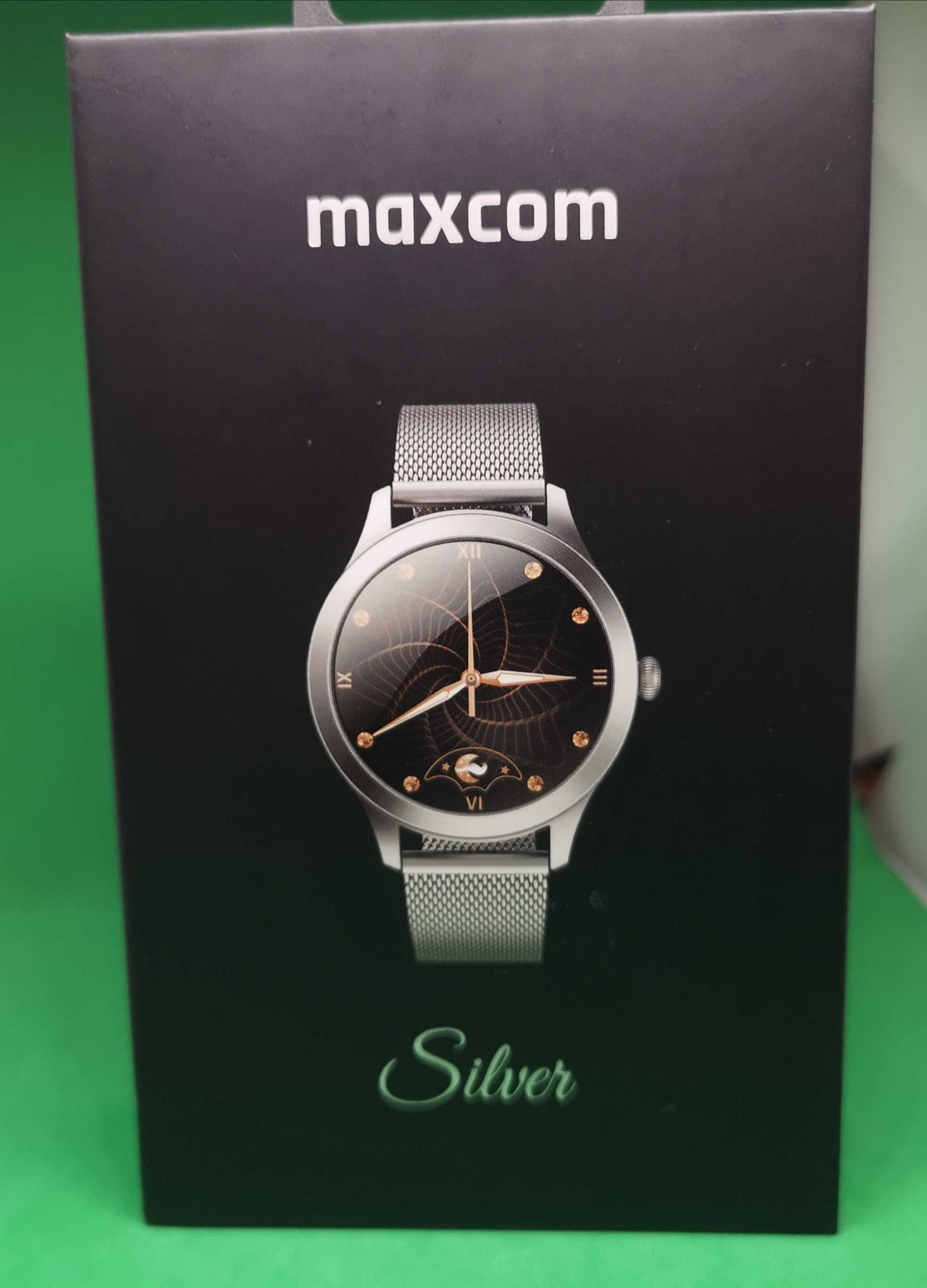 Smartwatch MAXCOM FW42 Srebrny NOWY