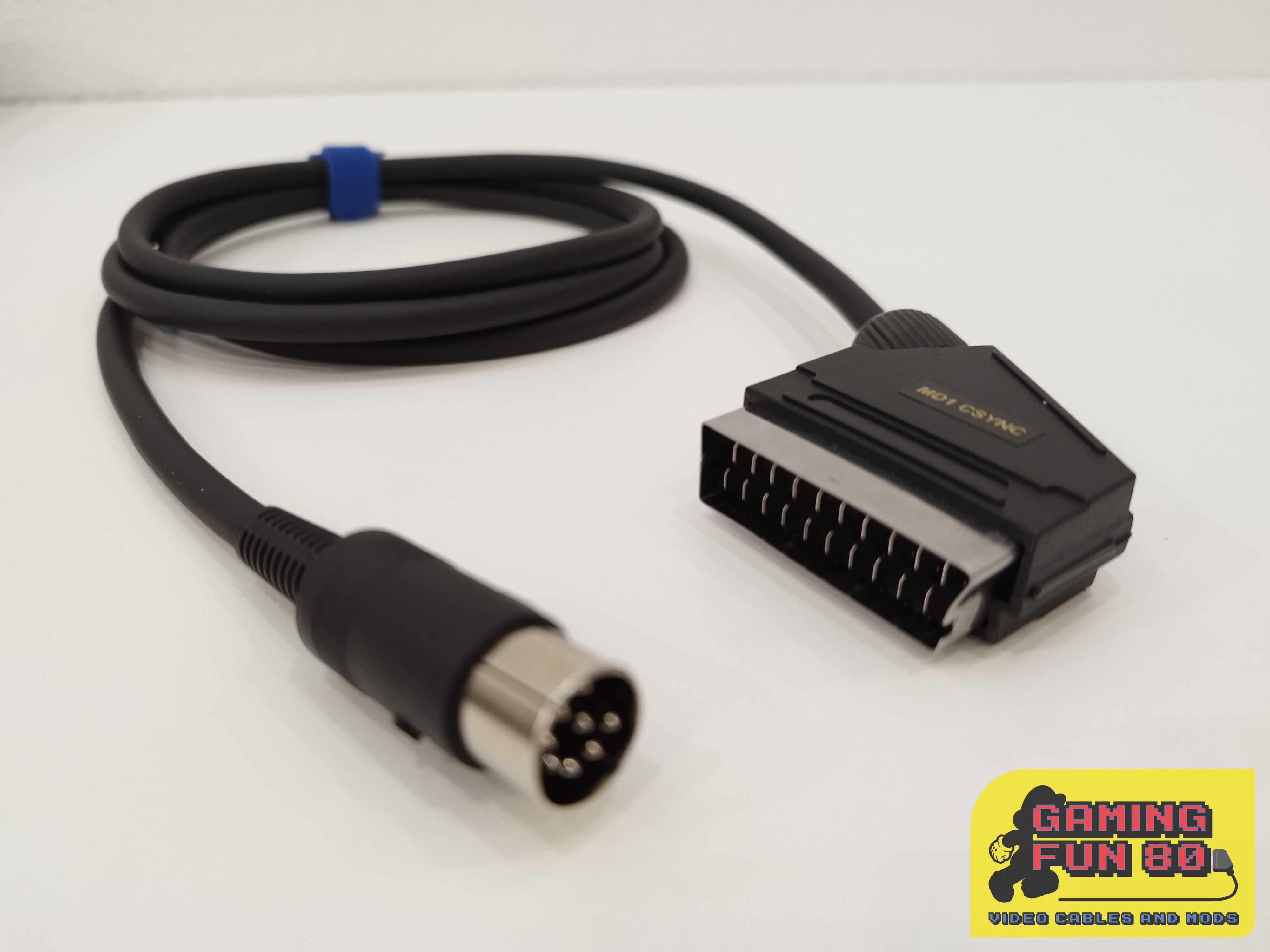 Mega Drive 1 - Cabo Scart RGB Csync