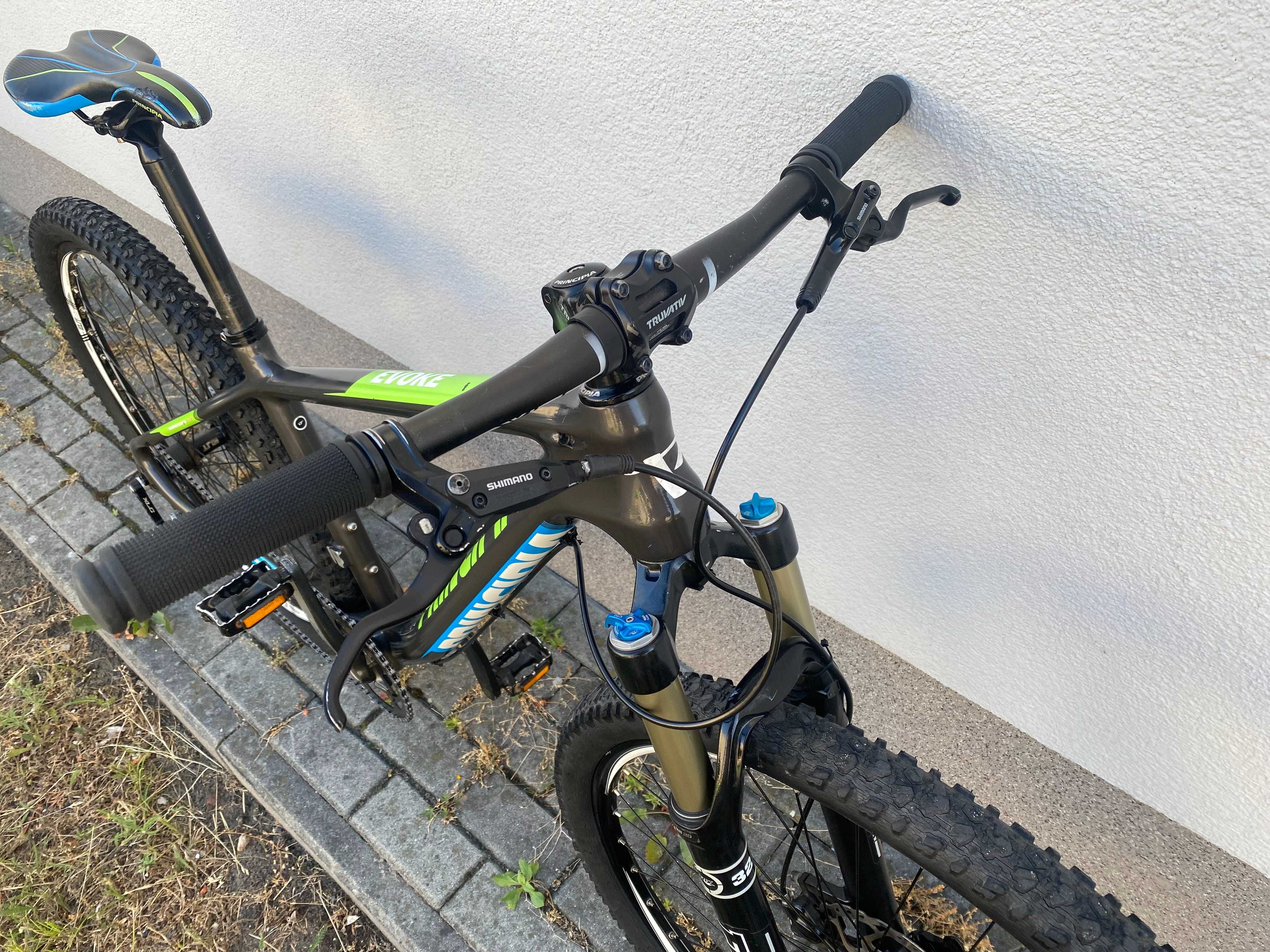 Rower górski Principia Evoke 29er carbon koła 29" amortyzator FOX