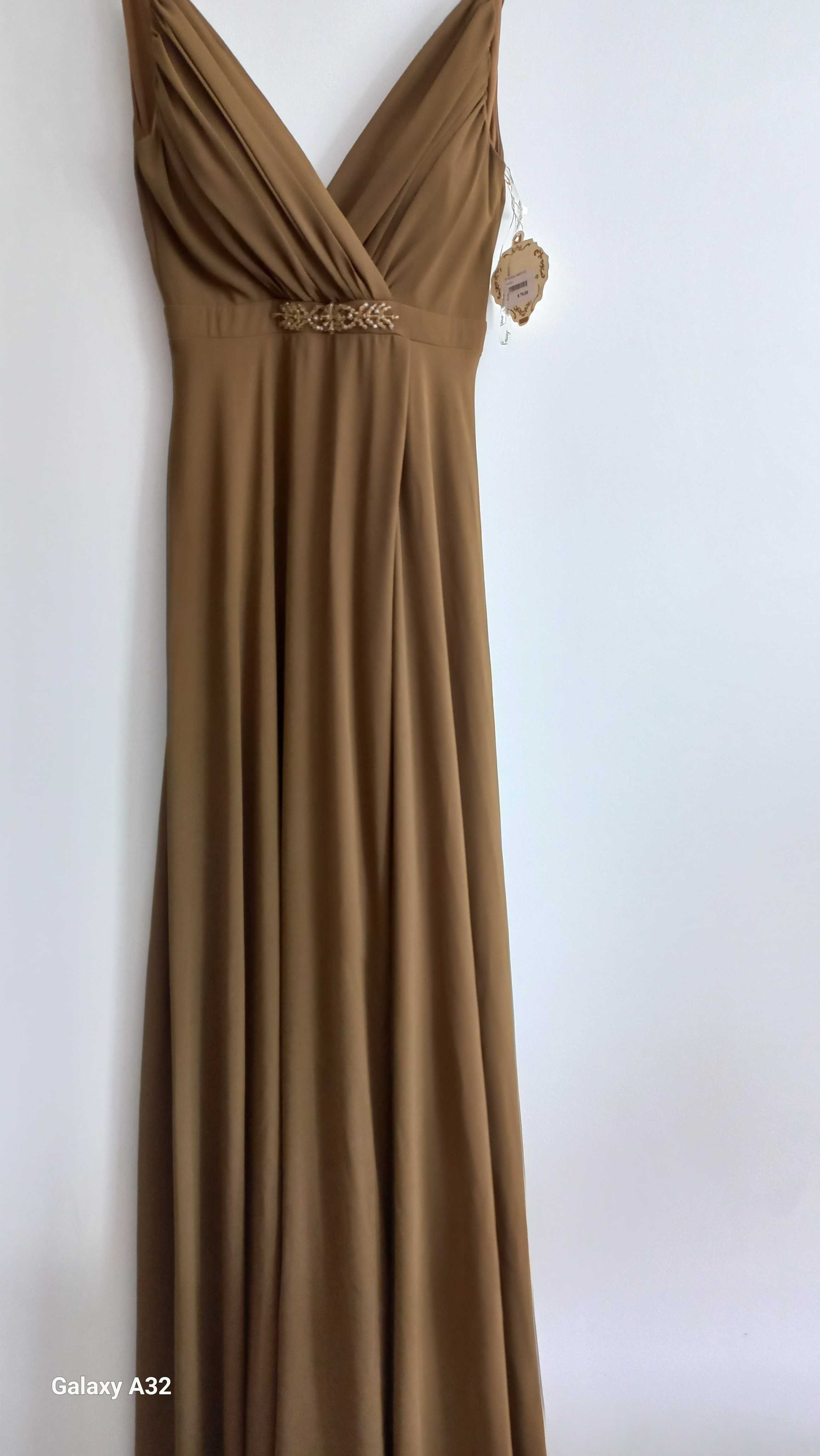 LINDO E ELEGANTE VESTIDO DE FESTAS E CERIMÓNIAS - NOVO ! OPORTUNIDADE!
