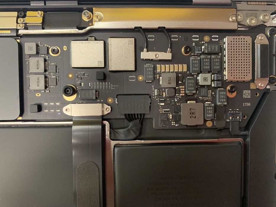 MacBook Air M1 A2337, системная плата icloud