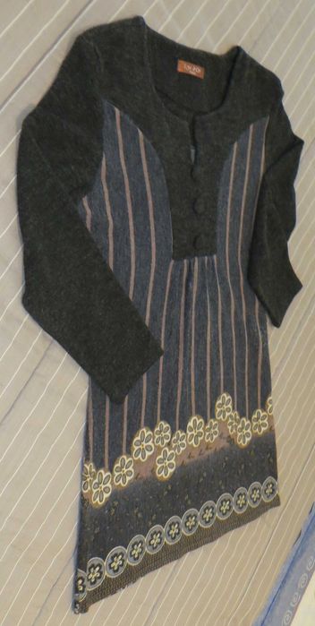 Vestido Solto Marca: LNS d´ór Paris, Tamanho M/L - Como Novo