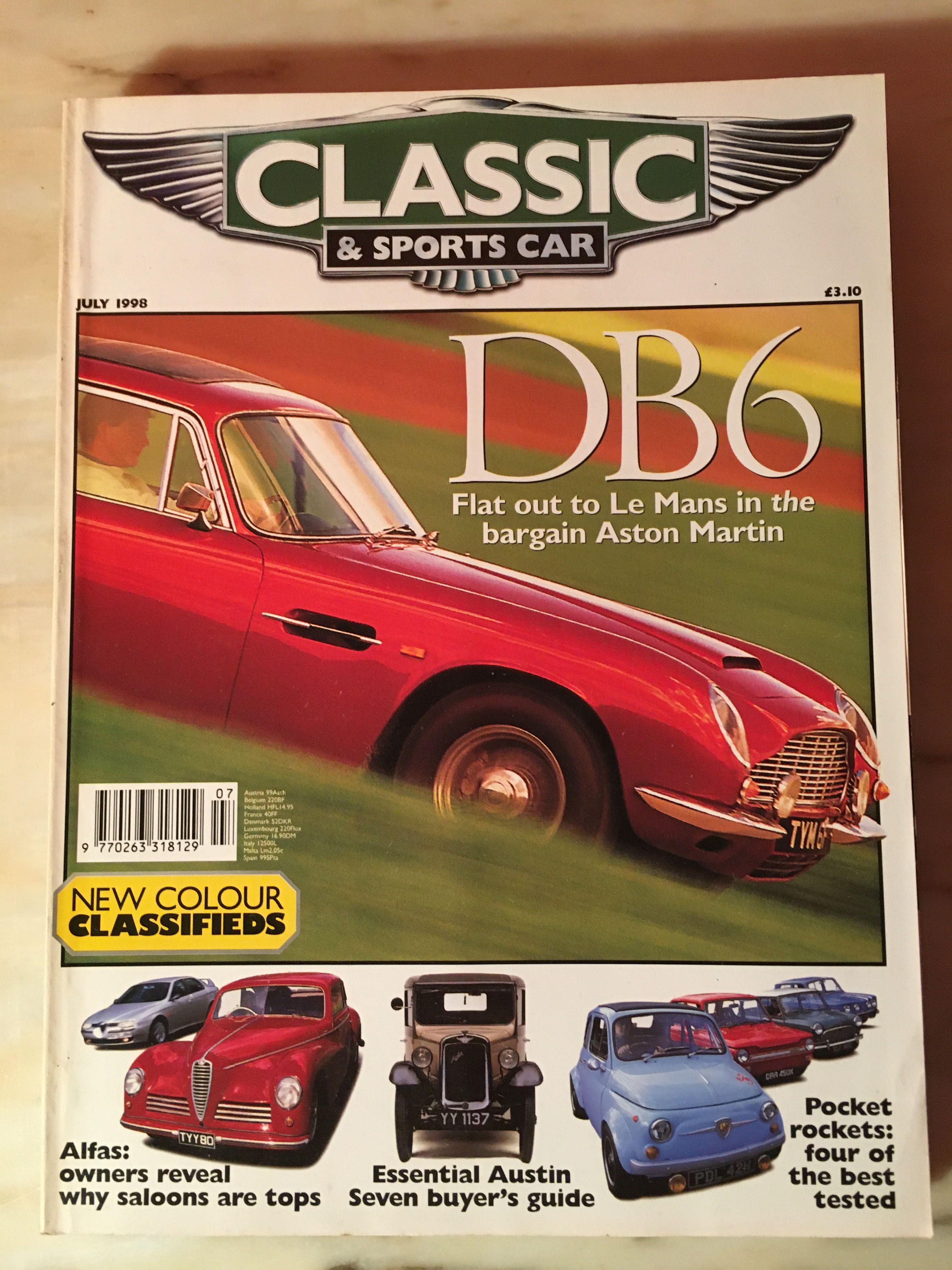 ASTON MARTIN - 4 revistas Classic & Sports Car