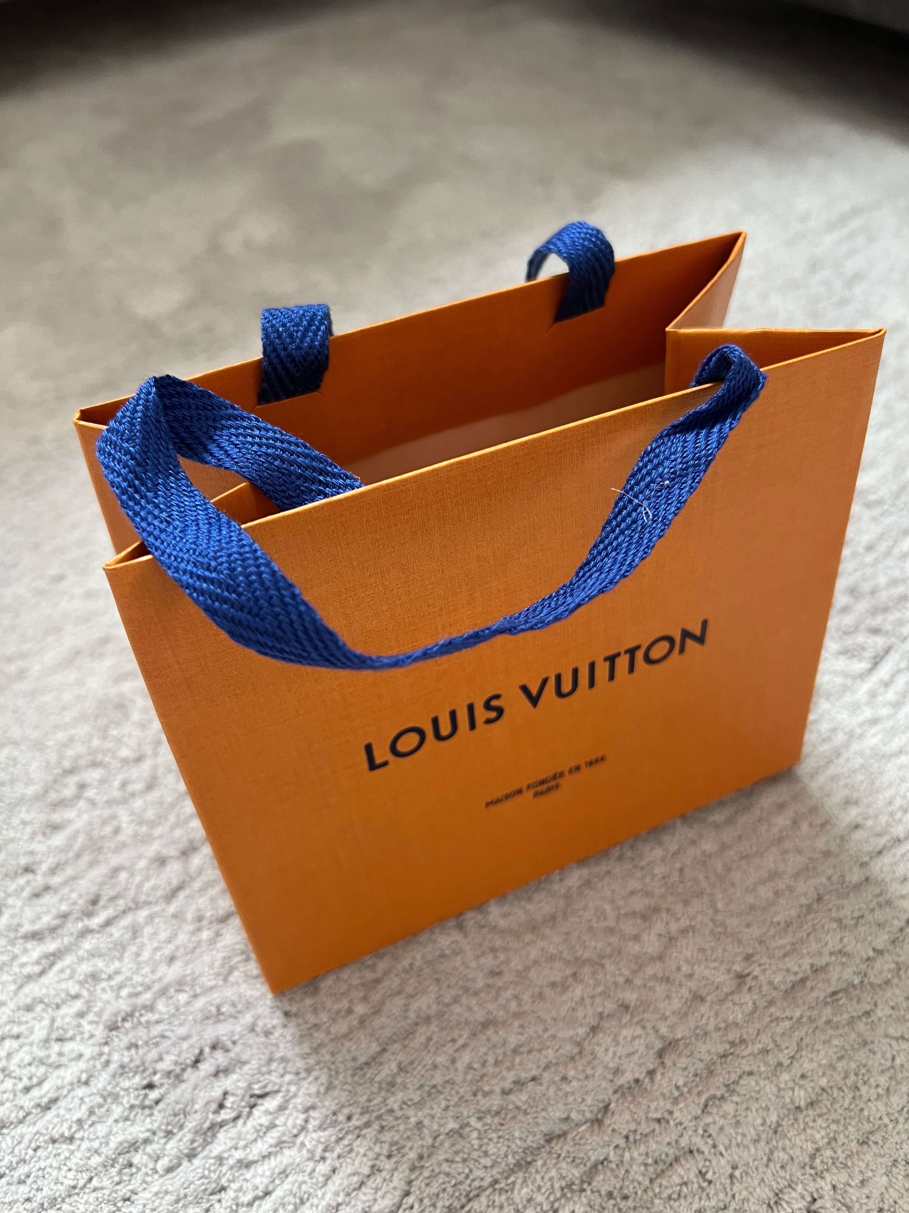 LOUIS Vuitton torba papierowa po zakupach prezentowa