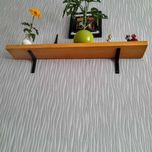 Półka  wisząca  drewno olcha L= 80 cm