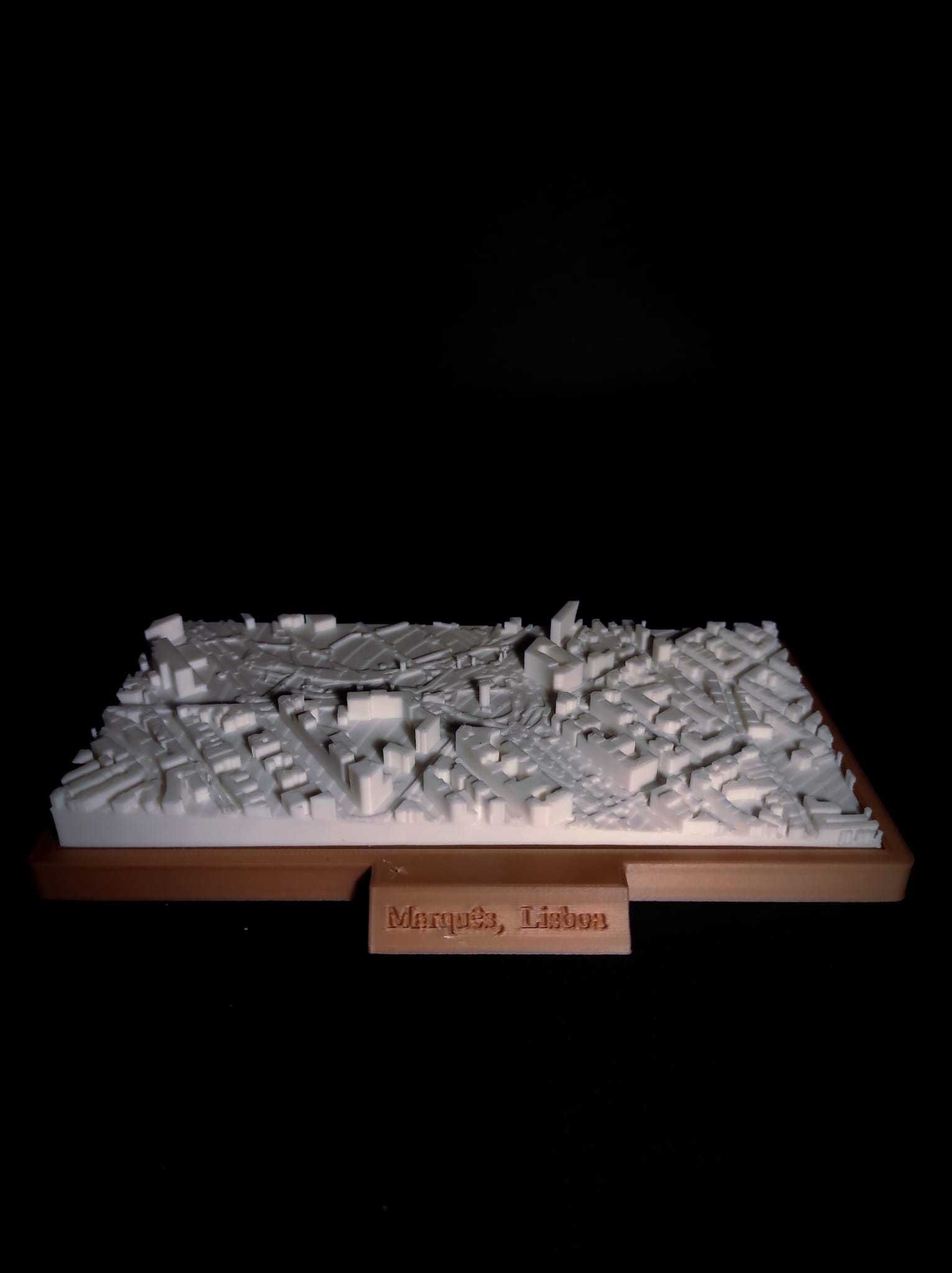 Mapa de Cidade 3D com Relevo (Topográfico)