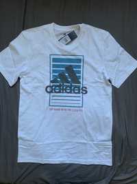 T-shirt Adidas Box Fade M Badge of Sport Tee koszulka