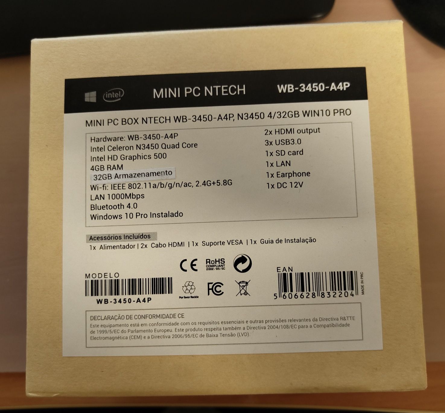 Mini-PC NTech | Windows Box 3450