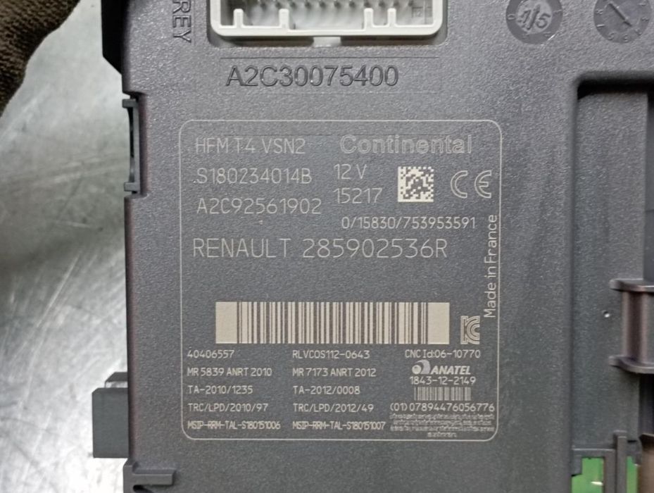 Leitor de chave de ignição RENAULT Captur (J5_)