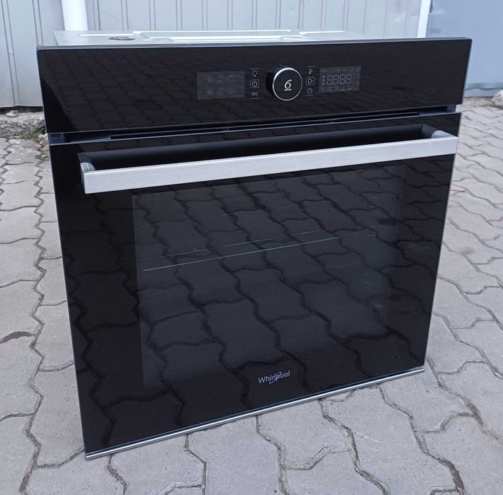 Вбудована духовка духова шафа Вірпул Whirlpool 6 Sense піроліз чорна