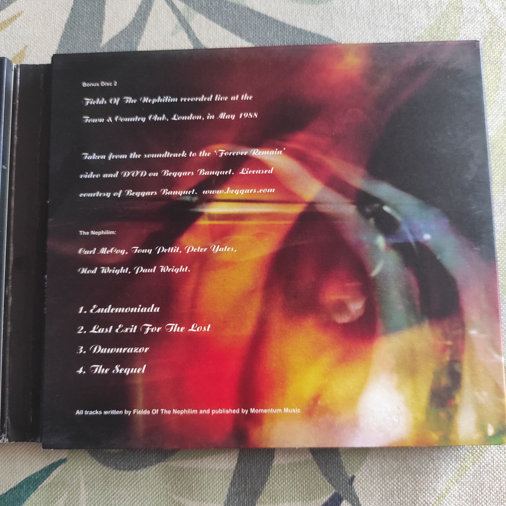 Fields of the nephilim Fallen Limitowana edycja 2 CD