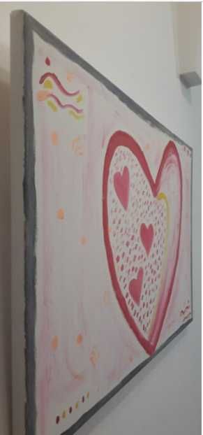 Quadro decorativo Inspiração HeartBeat