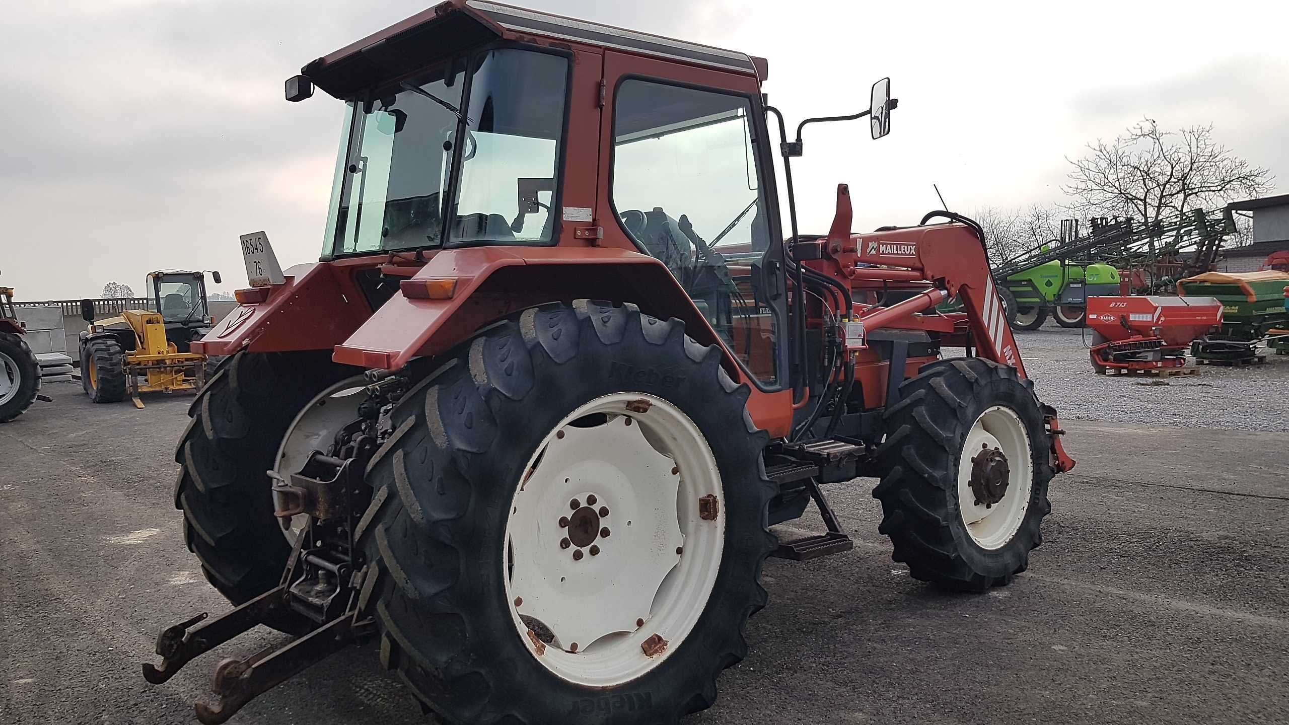 Fiat Agri F100 z ładowaczem , 100 KM.  b. ładny stan , zadbany !!!