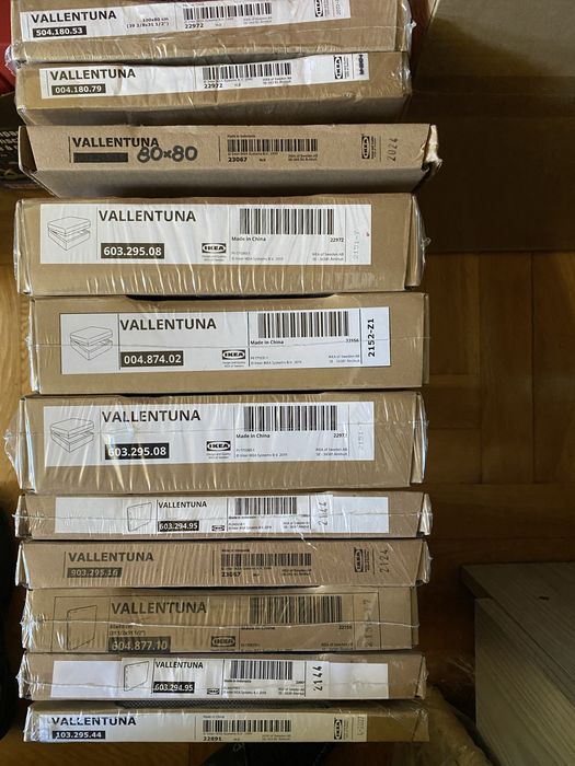VALLENTUNA IKEA - zamiana: oparcia , różne rozmiary i kolorystyka