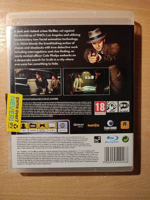 Gra detektywistyczna na PS3