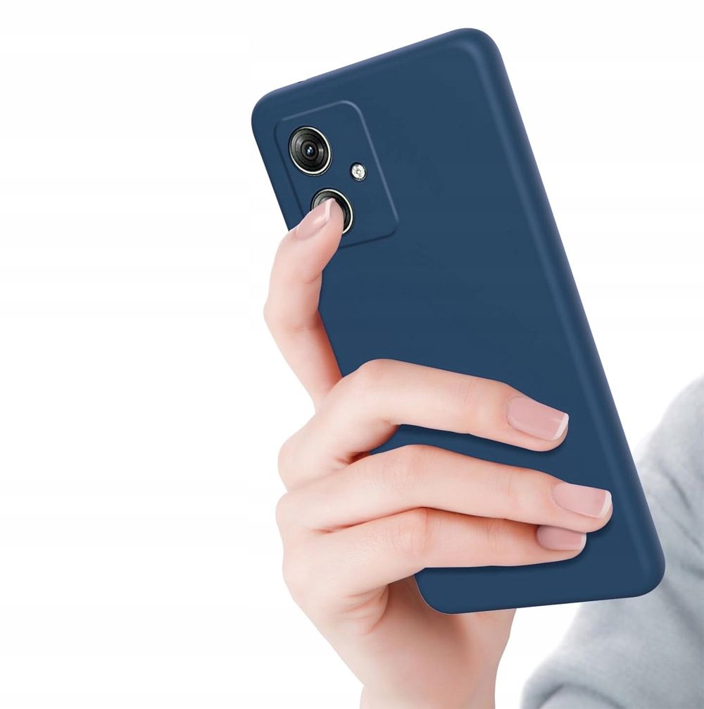 Etui Silicone Motorola moto G54 5G granatowe