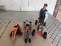 Barbie original e action man