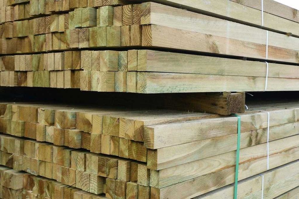 Łaty drewniane świerkowe 6x4cm impregnowane łata dachowa SKŁAD DREWNA