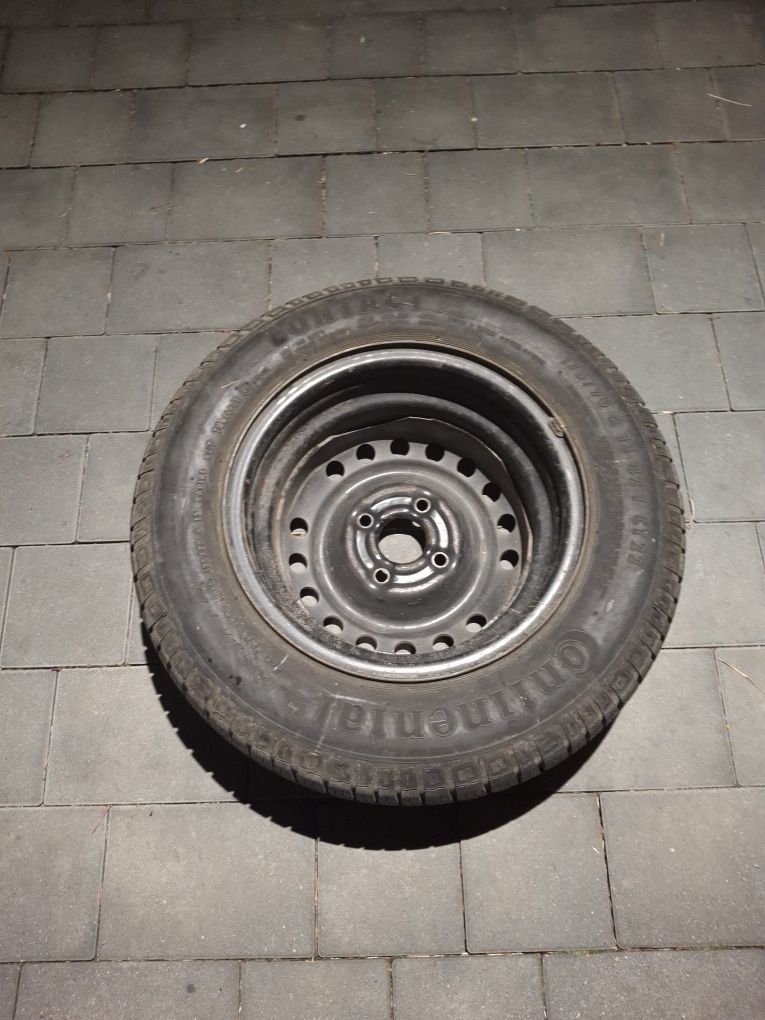 Opona Continental 175/10 R13 z felgą stalową 4x100