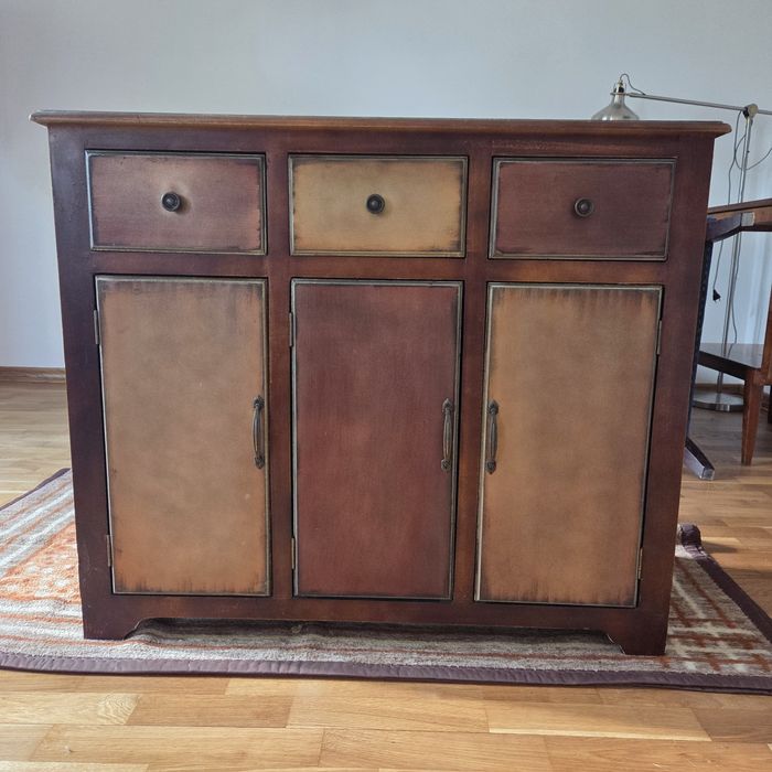Komoda kredens szafka drewniana, vintage