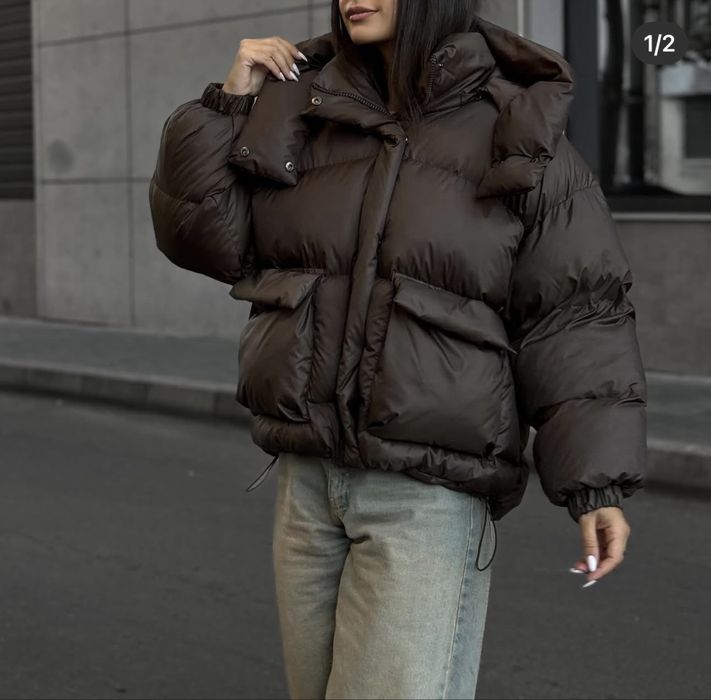 Пуффер женский зима