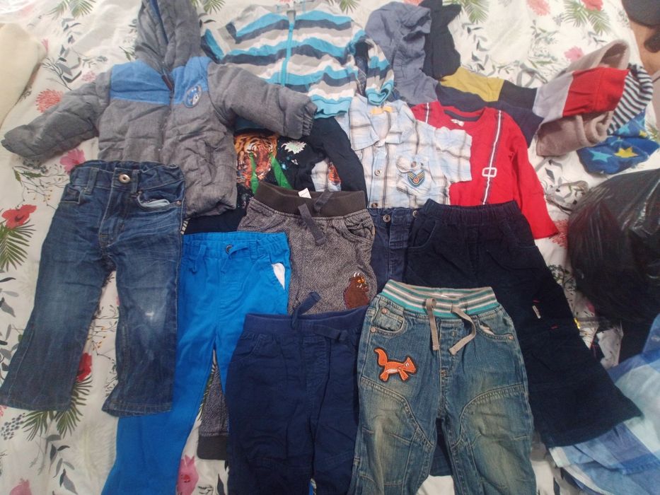Paka ubrań chłopiec 68/74 do 92 - ponad 100 ubranek