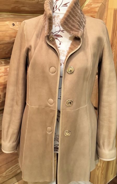 Escada ориг. Стильная дубленка пальто
