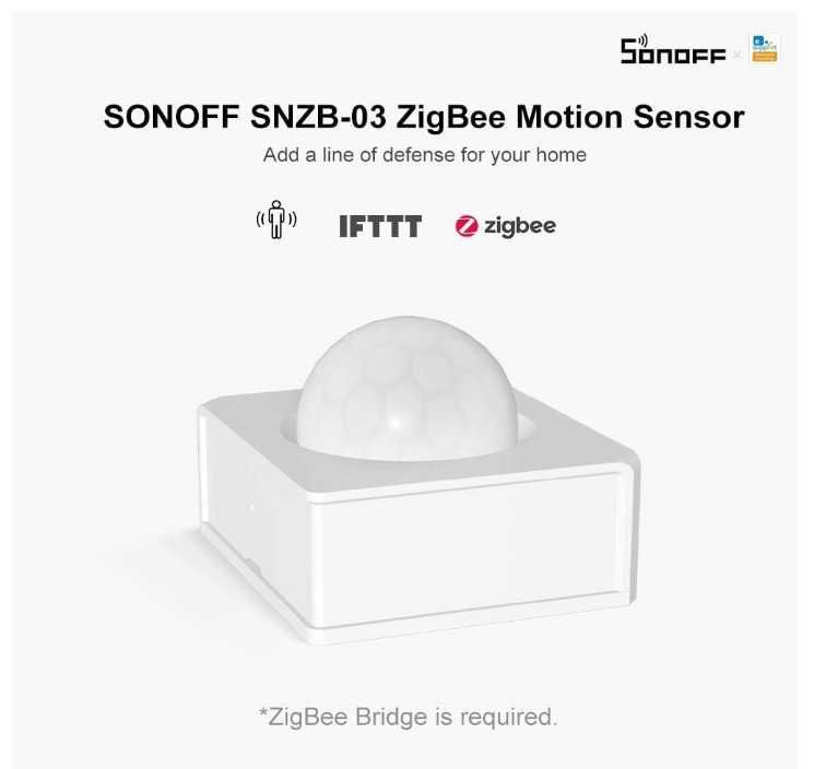 SONOFF SNZB-03 2 szt. bezprzewodowy wykrywacz ruchu ZigBee  - Nowy