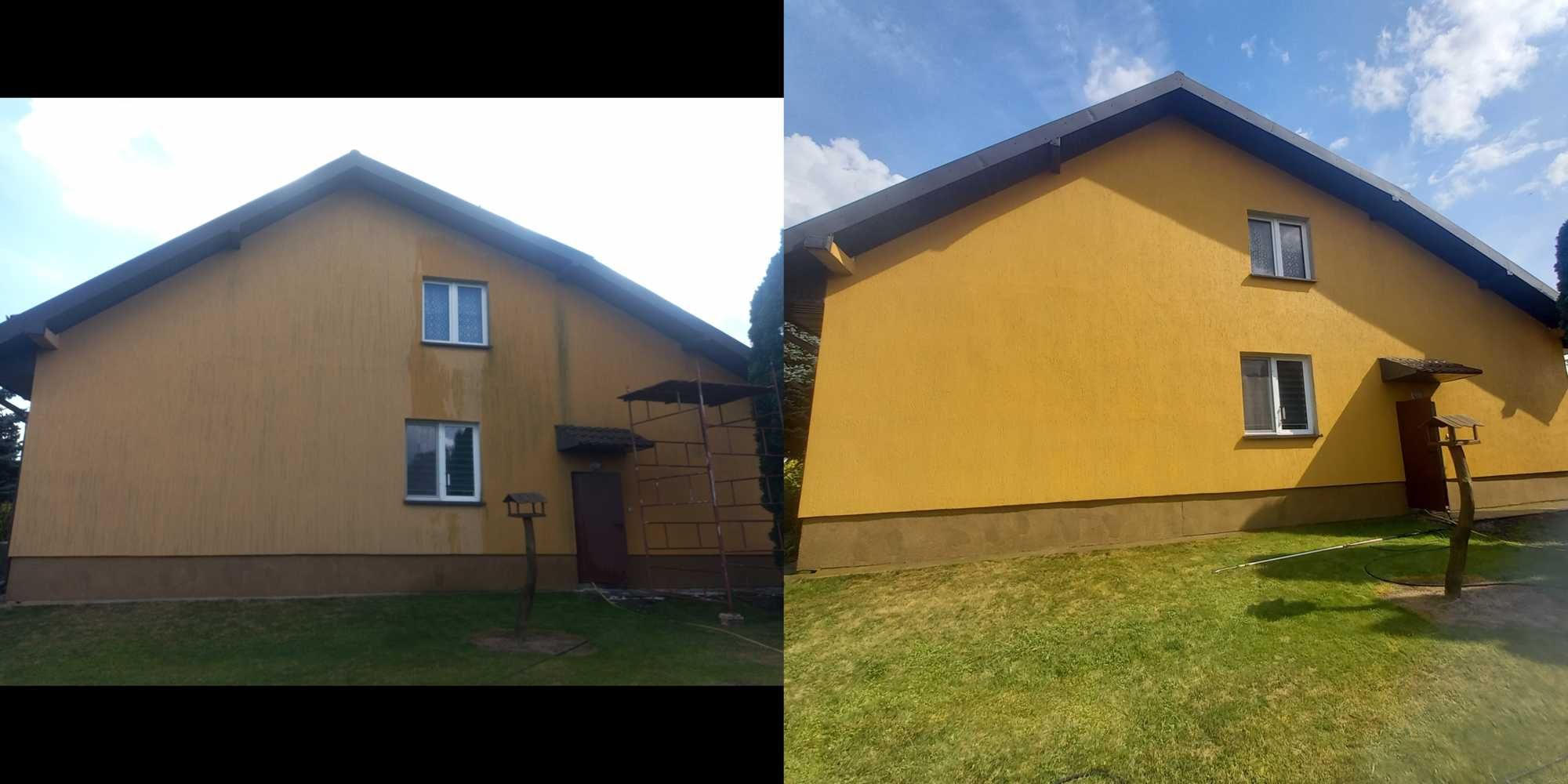 Mycie Malowanie Impregnacja Elewacji Ogrodzeń Kostki Brukowej Dachów