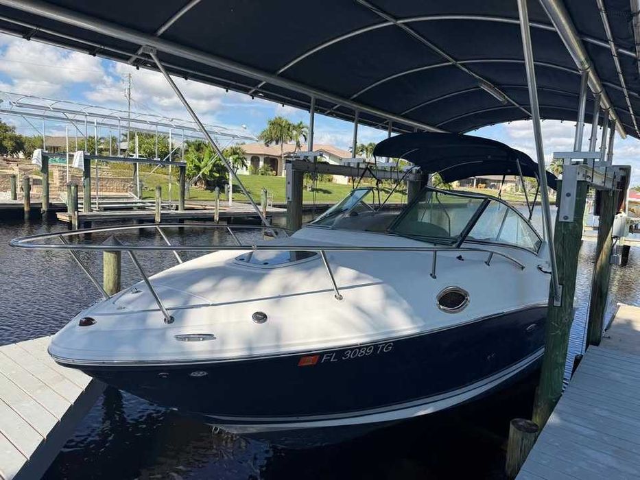 motorówka Sea Ray Sundancer 240 06 nowa tapicerka, Bravo III, JL Audio