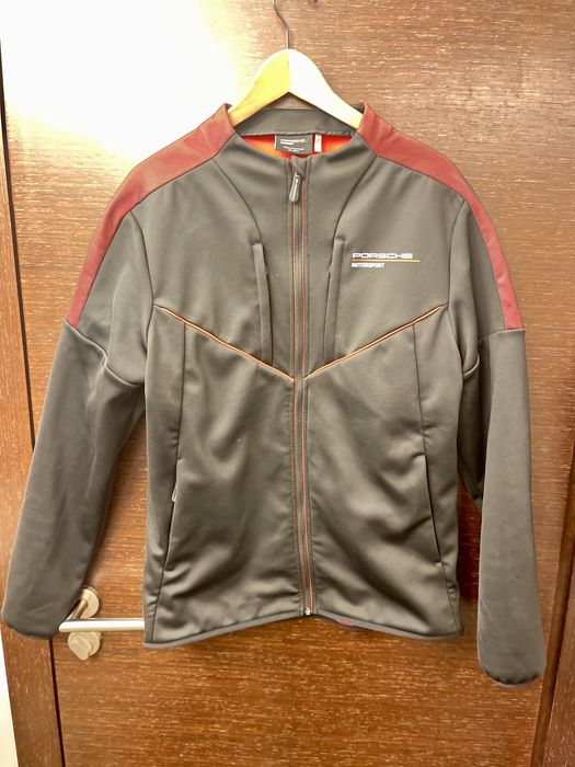 M/L Porsche Motorsport softshell kurtka zamek czarna ciepła Oryginał