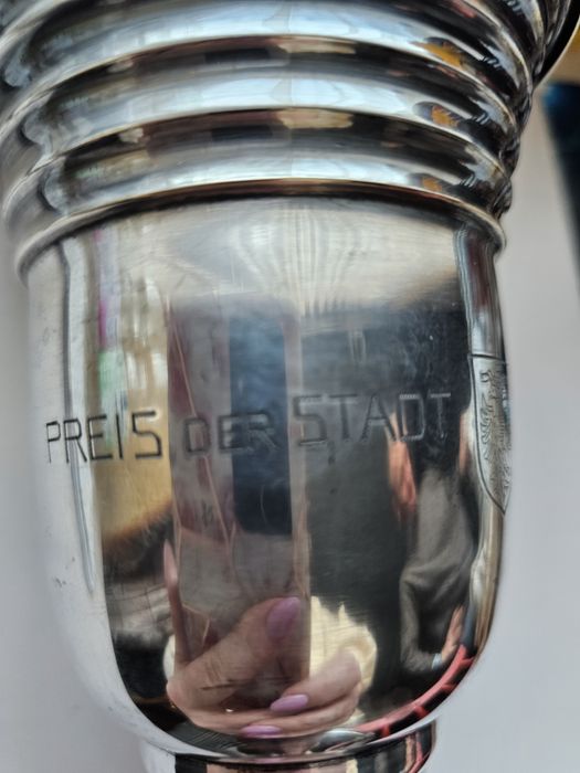 Nagroda miasta  Austria Dunaj PRL  chromowany mosiądz Krems an der Do