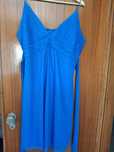 Vestido cerimónia Azul - tamanho 48
