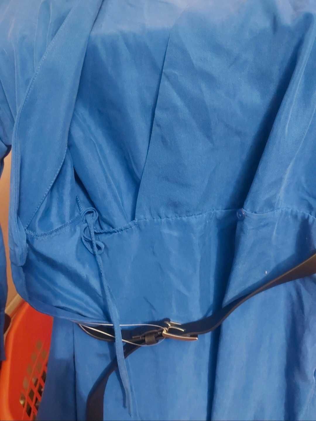 Vestido com cinto Mango NOVO