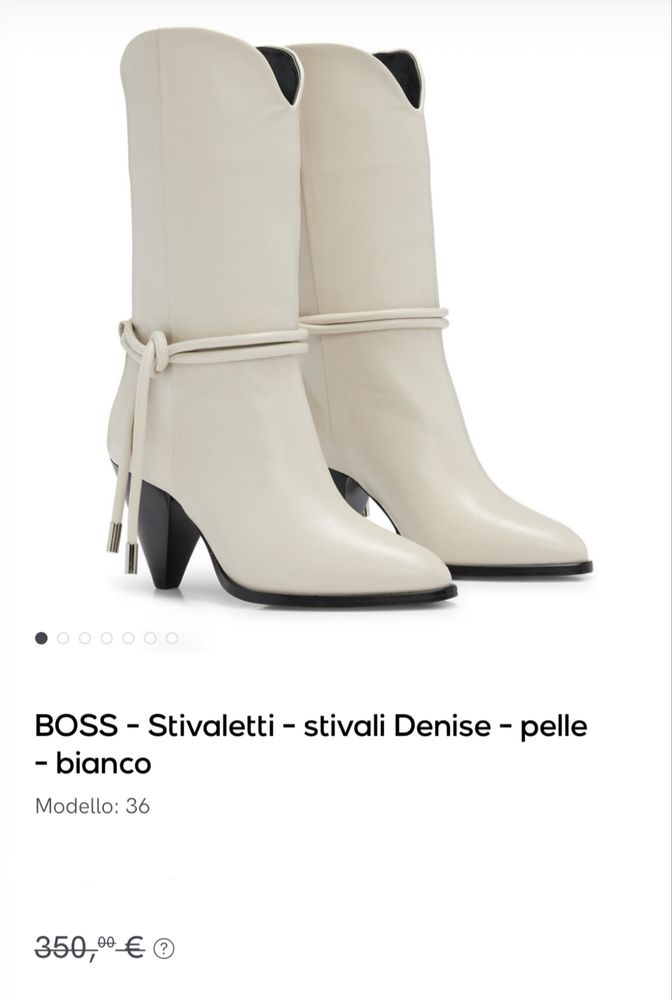 Hugo Boss,чоботи,оригінал.36р.