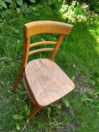 Krzesło drewniane, PRL