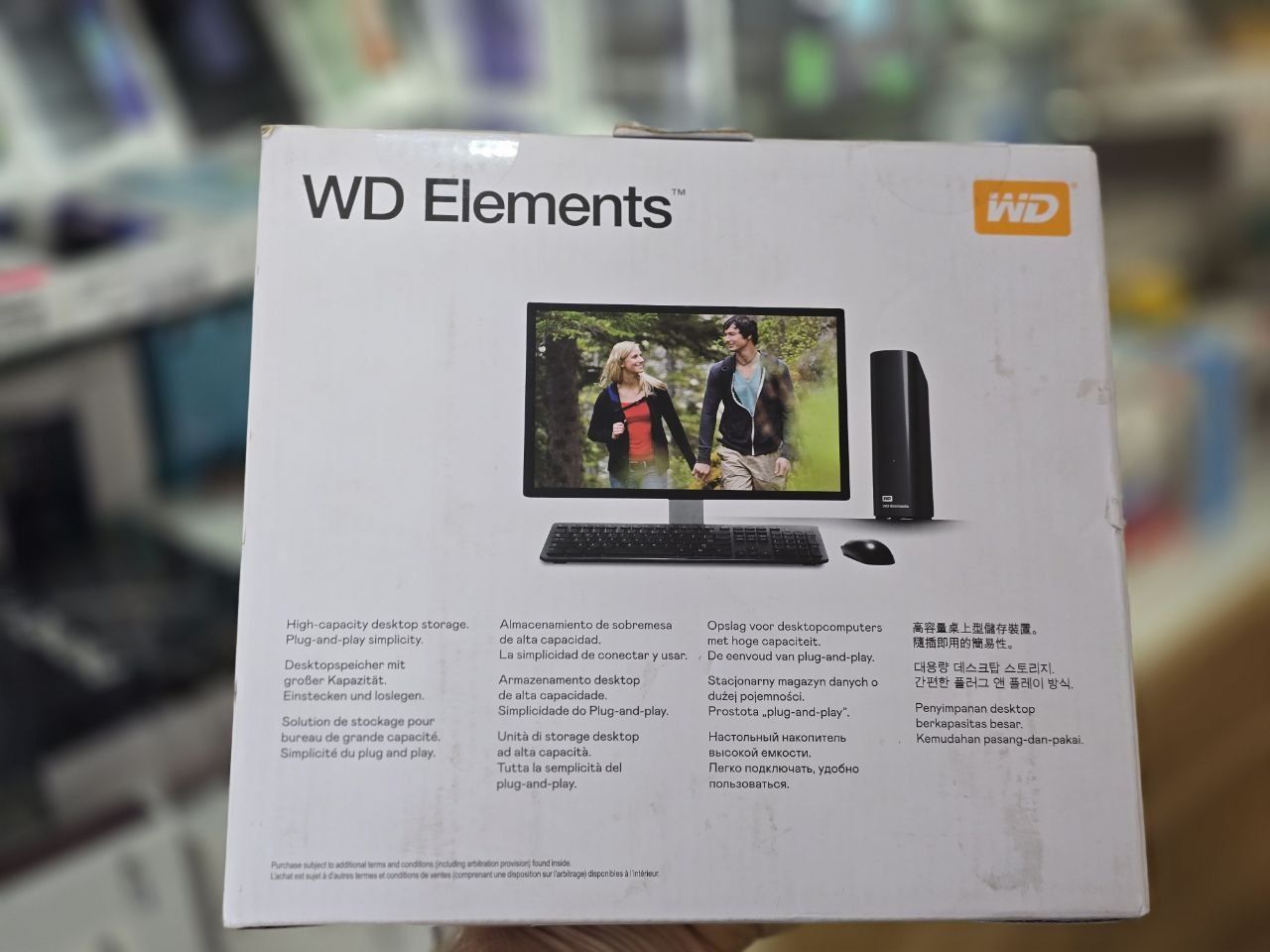 Жорсткий диск WD Elements Desktop 14 TB (WDBWLG0140HBK)