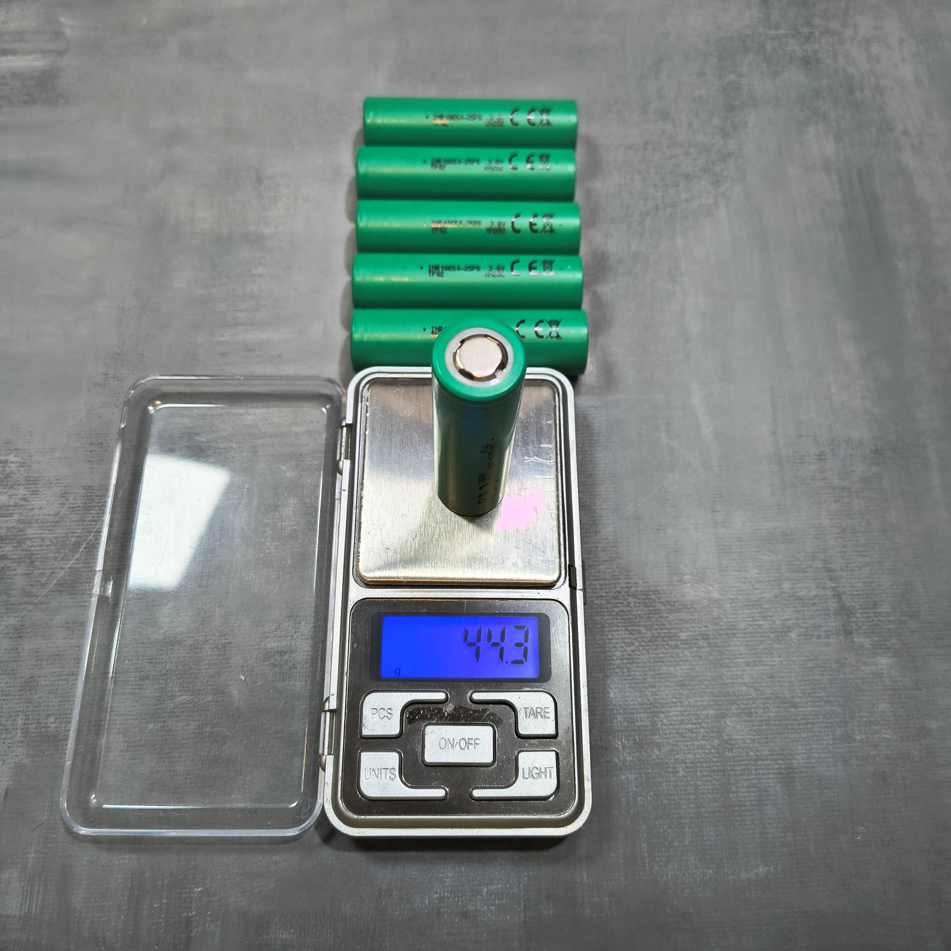 Аккумуляторы 18650 высокотоковые для шуруповерта Tenpower 2500mAh 20A