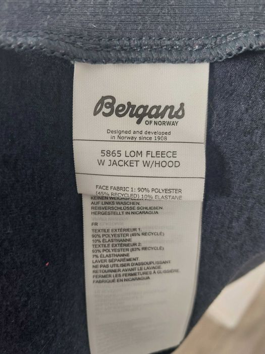 Bergans Of Norway Low Kurtka Polarowa Trekkingowa Górska Damska Roz XL