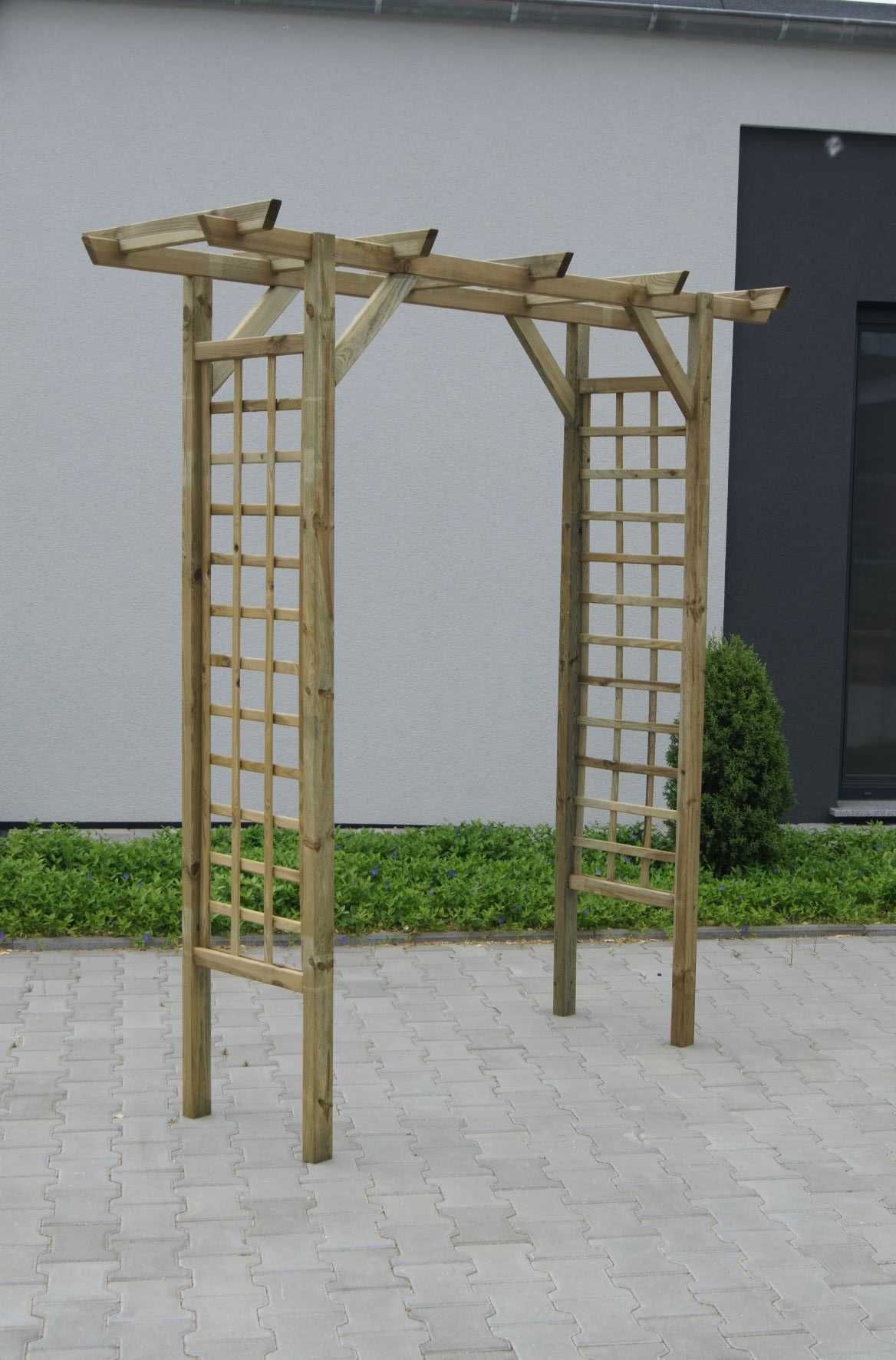 NOWA*wysyłka PIĘKNA pergola ogrodowa drewniana 2m 200cm 180 z drabinką