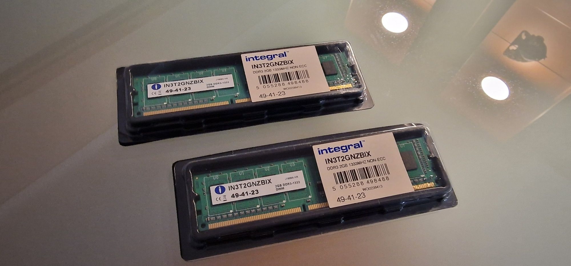 Memórias profissionais DDR3 2X2GB