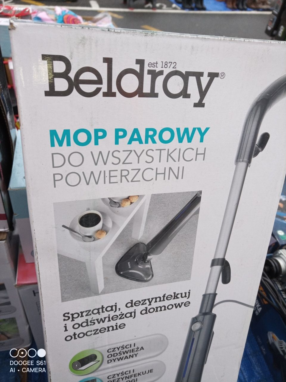 Nowy mop parowy do wszystkich powierzchni