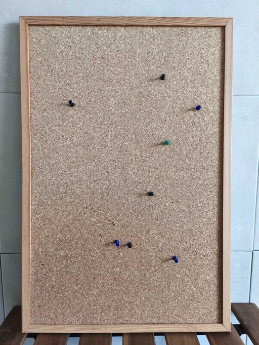 Quadro de cortiça 39x59cm