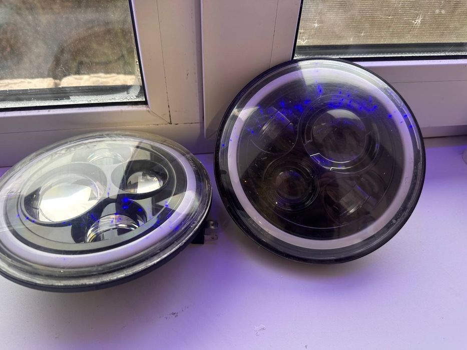 Led фары Ваз Жигули 2101 2121 УАЗ газ 24 КамАЗ ЗИЛ нива Волга маз