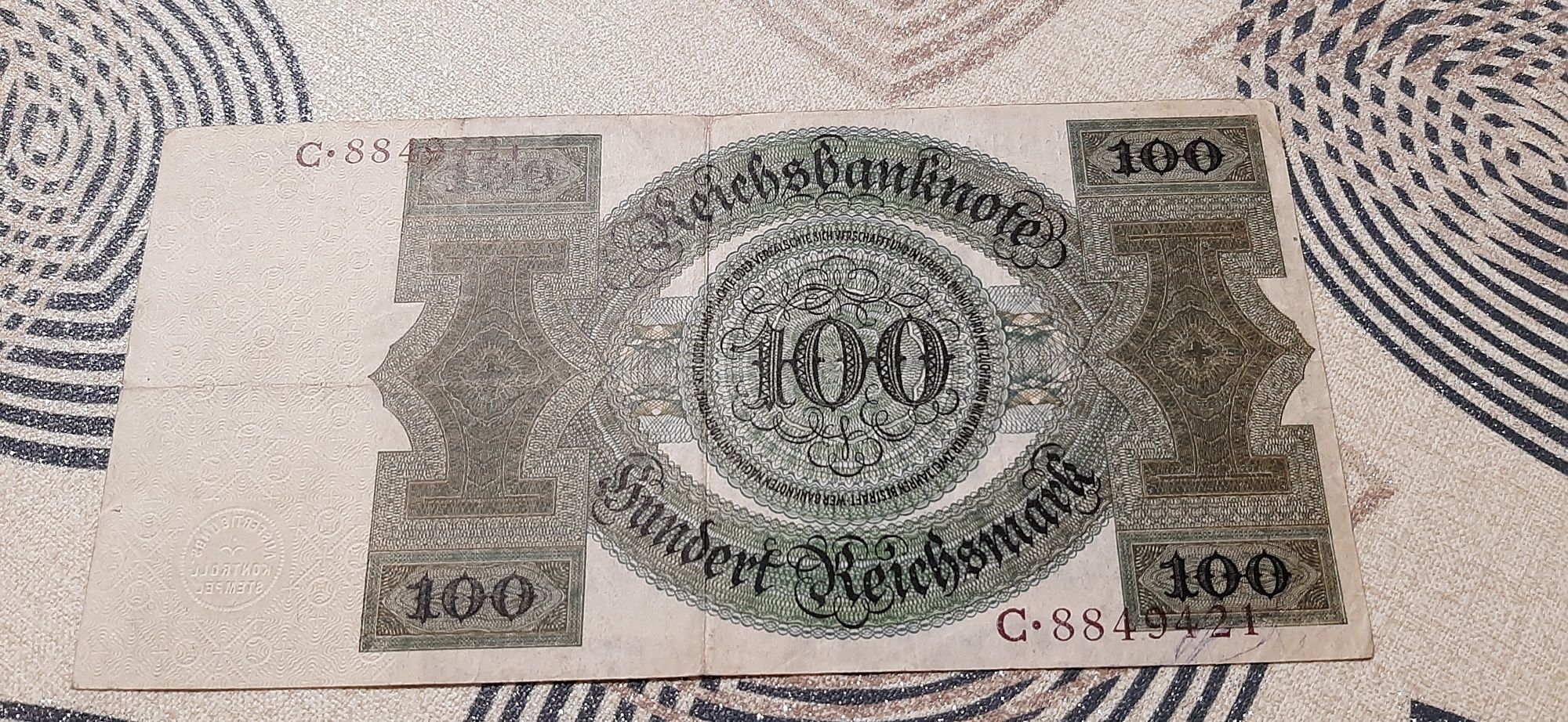 Banknot Niemcy 100 marek